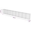 vidaXL Gabion med topp- og bunndekke galvanisert st&aring;l 900x50x100 cm
