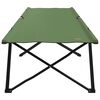 vidaXL Sammenleggbar camping seng grønn 206 x 76 x 74 cm