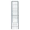 vidaXL Gabionkurv med deksel 200x50x200 cm galvanisert jern