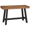 vidaXL Benk 110 cm heltre teak