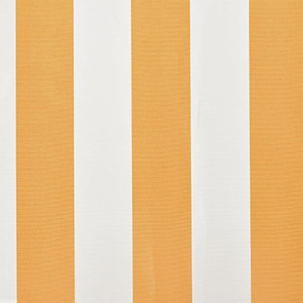 vidaXL Markiseduk solsikkegul og hvit 6 x 3 m (ramme ikke inkludert)