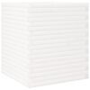 vidaXL Plantekasse hvit 60x60x68,5 cm heltre furu