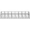 vidaXL Fuglehus antrasitt 1,79x8x1,85 m aluminium