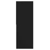 vidaXL Bokhylle svart 67x24x161 cm konstruert tre