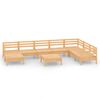 vidaXL Hagesofagruppe 9 deler heltre furu