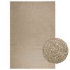 vidaXL Teppe ZIZUR beige 240x340cm jute-utseende innendørs og utendørs