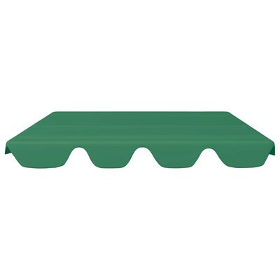 vidaXL Erstatningsbaldakin hagehuske grønn 150/130x70/105 cm 270 g/m²