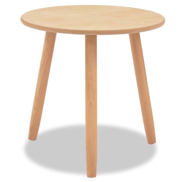 vidaXL Sidebord sett 2 deler heltre furu brun