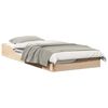 vidaXL Sengestamme Brun 80 x 200 cm Massiv furu