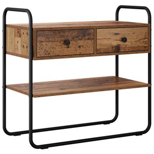 vidaXL Konsollbord Gammelt tre 80 x 40 x 75 cm Konstruert tre