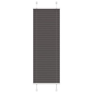 vidaXL pliss&eacute;gardin sort 45x100 cm Stoff Bredde 44,4 cm Polyester