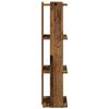 vidaXL Bokhylle 3 etasjer gammelt tre 60x30x120 cm konstruert tre