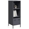 vidaXL Highboard antrasitt 35x39x103,5 cm stål