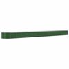 vidaXL H&oslash;ybed galvanisert st&aring;l 620x80x36 cm gr&oslash;nn