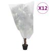 vidaXL Plantefleecetrekk med snor 12 stk 70 g/m&sup2; 0,8x1 m