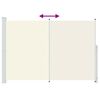 vidaXL Uttrekkbar sidemarkise 200x300 cm kremhvit