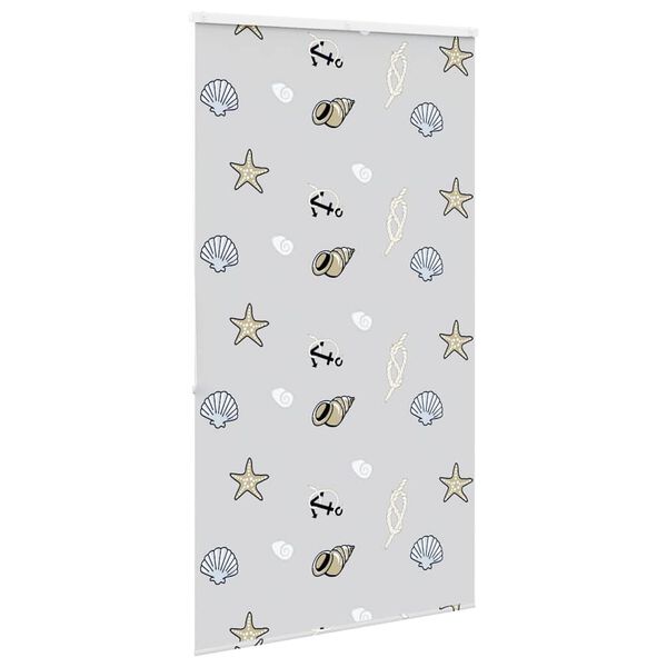 vidaXL Dusjrullgardin med kassett 140x240 cm Stoffbredde 136 cm