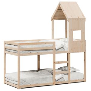 vidaXL K&oslash;yeseng uten madrass 90x190 cm heltre furu