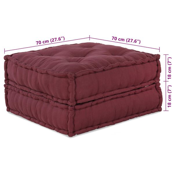 vidaXL Modulsofa 2 pcs Marron 140 x 70 x 36 cm stoff