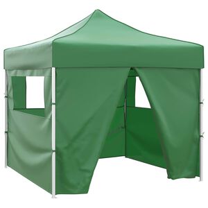 vidaXL Partytelt 291 x 291 x 315 cm Gr&oslash;nn Oxford Stoff