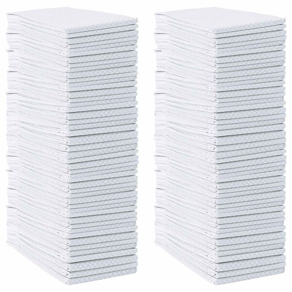 vidaXL Treningspad for kj&aelig;ledyr Ensfarget 100 pcs 120 x 80 cm