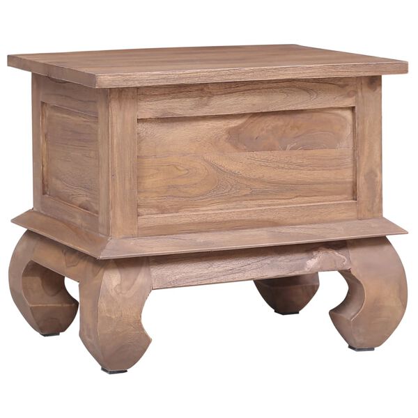vidaXL Nattbord 45x35x40 cm heltre teak