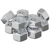 vidaXL Sekskant eiken&oslash;ttmuttere 3913 pcs s&oslash;lv Metall