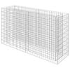 vidaXL Gabion h&oslash;ybed galvanisert st&aring;l 180x50x100 cm