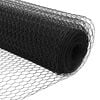 vidaXL Gjerdep&aring;le Gr&aring; 100 x 0,5 m (25 mm netting) St&aring;l og PVC