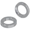 vidaXL Fj&aelig;rvasker 2 stk. Hvit 13 x 1 mm Jern