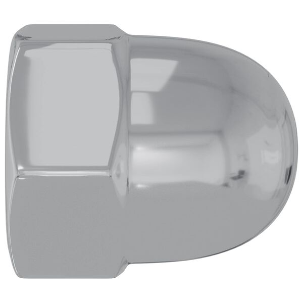 vidaXL N&oslash;tt 2 pcs s&oslash;lv M6 x 10 mm Jern