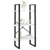 vidaXL Oppbevaringshylle hvit 60x30x105 cm konstruert tre