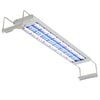 vidaXL Akvarielampe LED 50-60 cm aluminium IP67