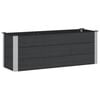 vidaXL H&oslash;ybed Svart 150 x 50 x 54 cm alu.