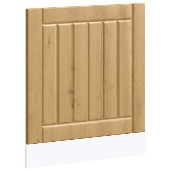 vidaXL Oppvaskmaskin Lucca artisan eik konstruert tre