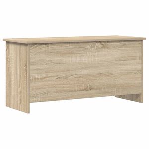 vidaXL Oppbevaringskiste Sonoma eik 100 x 40 x 50 cm Konstruert tre