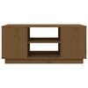 vidaXL Salongbord honningbrun 90x49x40,5 cm heltre furu