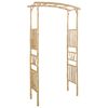 vidaXL Hagebue Naturlig 110 x 40 x 205 cm Bambus