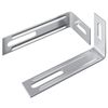 vidaXL Anti-tipp brakett 2 s&oslash;lv 74,5 x 15 x 32 mm Jern