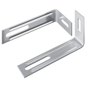 vidaXL Anti-tipp brakett 2 s&oslash;lv 74,5 x 15 x 32 mm Jern