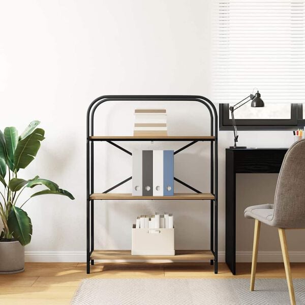 vidaXL Bokhylle Artisan Eik 80 x 30 x 109 cm Konstruert tre