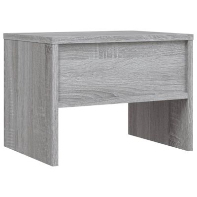 vidaXL Nattbord grå sonoma 40x30x30 cm konstruert tre
