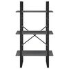vidaXL Oppbevaringshylle 60x30x105 cm heltre furu grå
