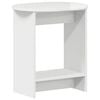 vidaXL Sidetabell H&oslash;gglans hvit 50 x 39,5 x 55 cm Konstruert tre