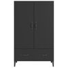 vidaXL Highboard svart 70x31x115 cm konstruert tre