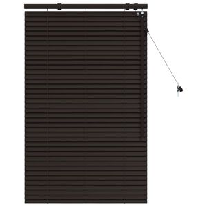 vidaXL Venetiansk persienne M&oslash;rk brun 90 x 130 cm 35 mm