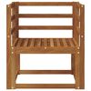 vidaXL Utesofa Solid akasietre Naturlig