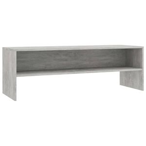 vidaXL TV-benk betonggr&aring; 120x40x40 cm konstruert tre