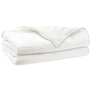vidaXL Dyne TRIER 150x200 cm Sommer 140 GSM 100% australsk ull Hvit