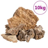vidaXL Dragesteiner 10 kg brun 5-30 cm